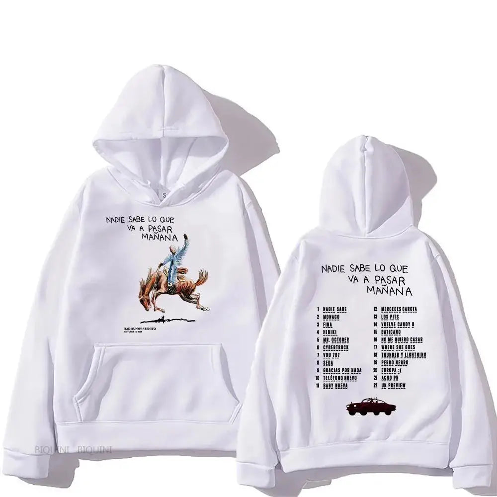 Hoodies Nadie Sabe Lo Que Va Pasar Manana Album